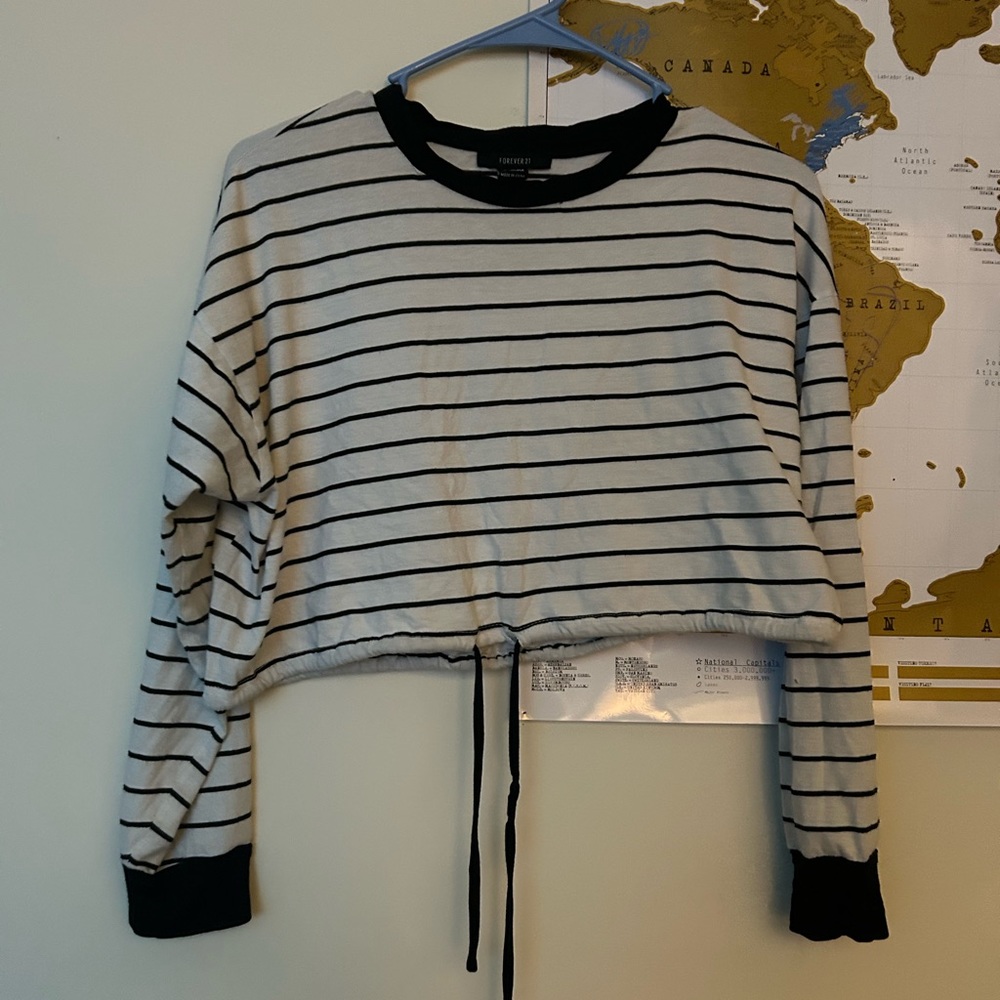Stripped crop top